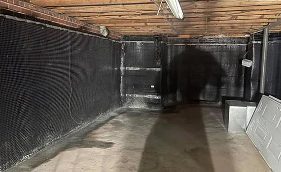 Basement waterproofing service