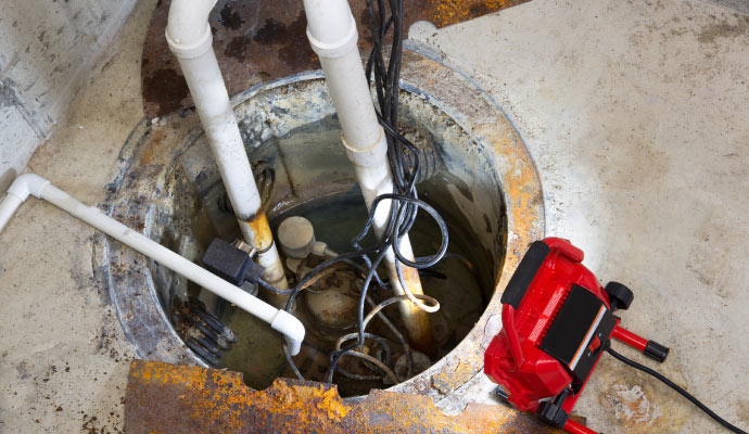 Repairing sump-pump