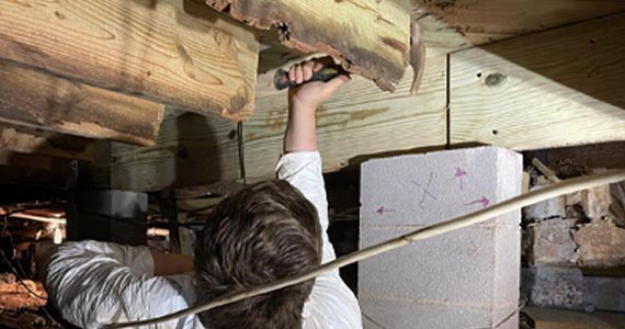 Crawl space repair