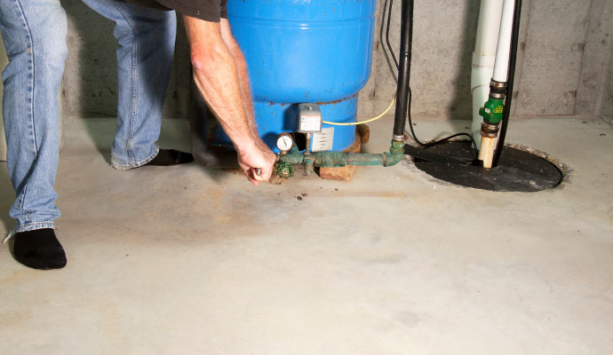 Sump pump maintenance service